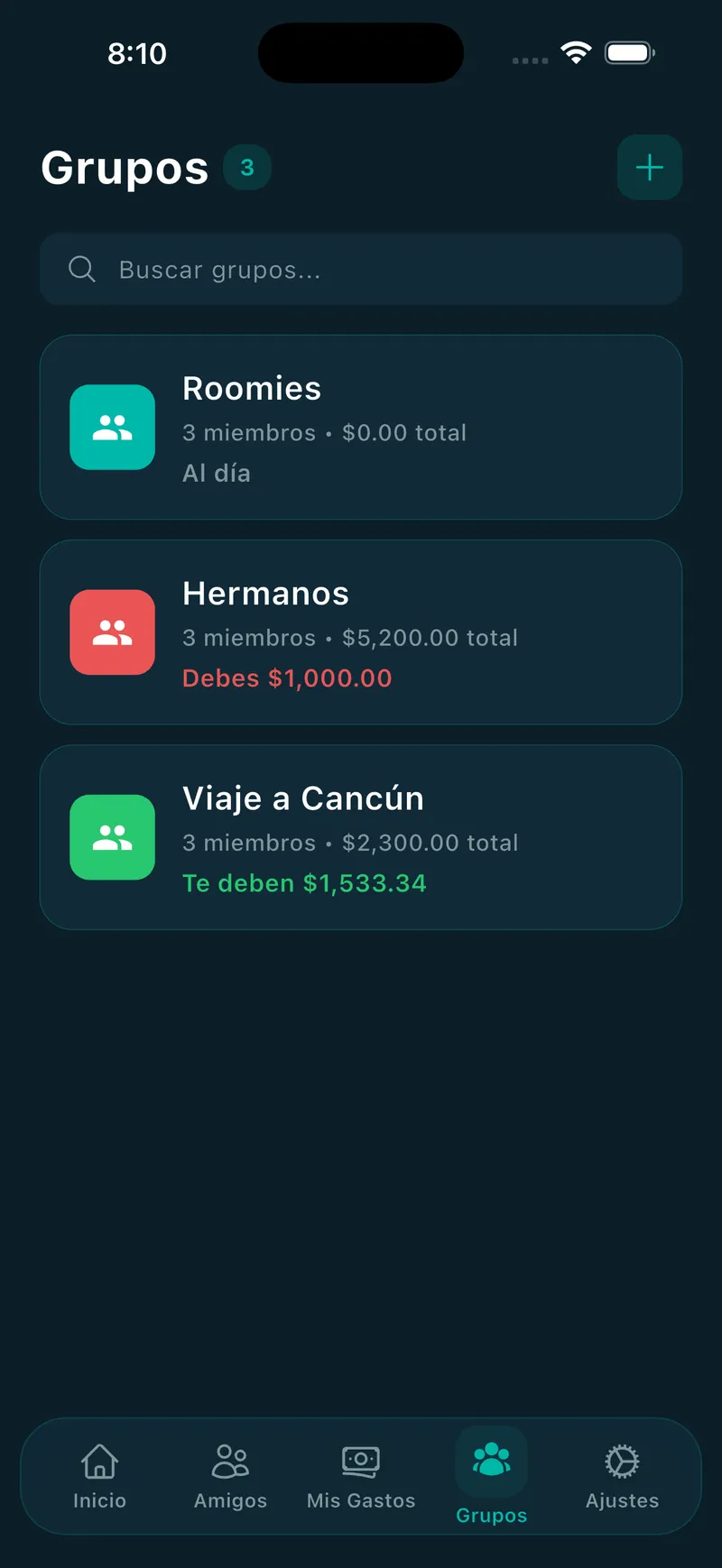 App preview — groups